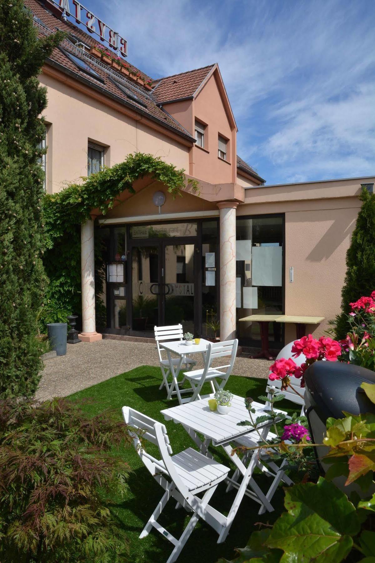 Hotel Restaurant Crystal Erstein Exterior foto